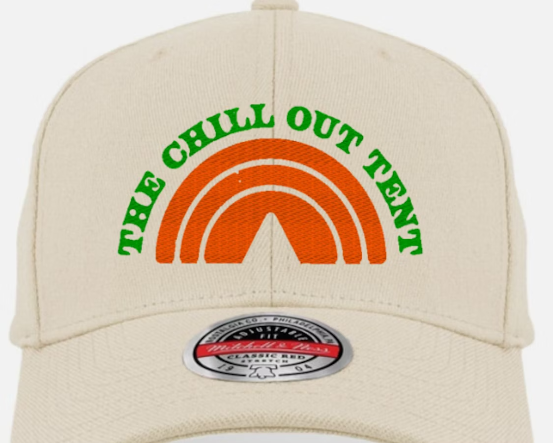 The Chill Out Tent - Embroidered Premium Snapback Cap